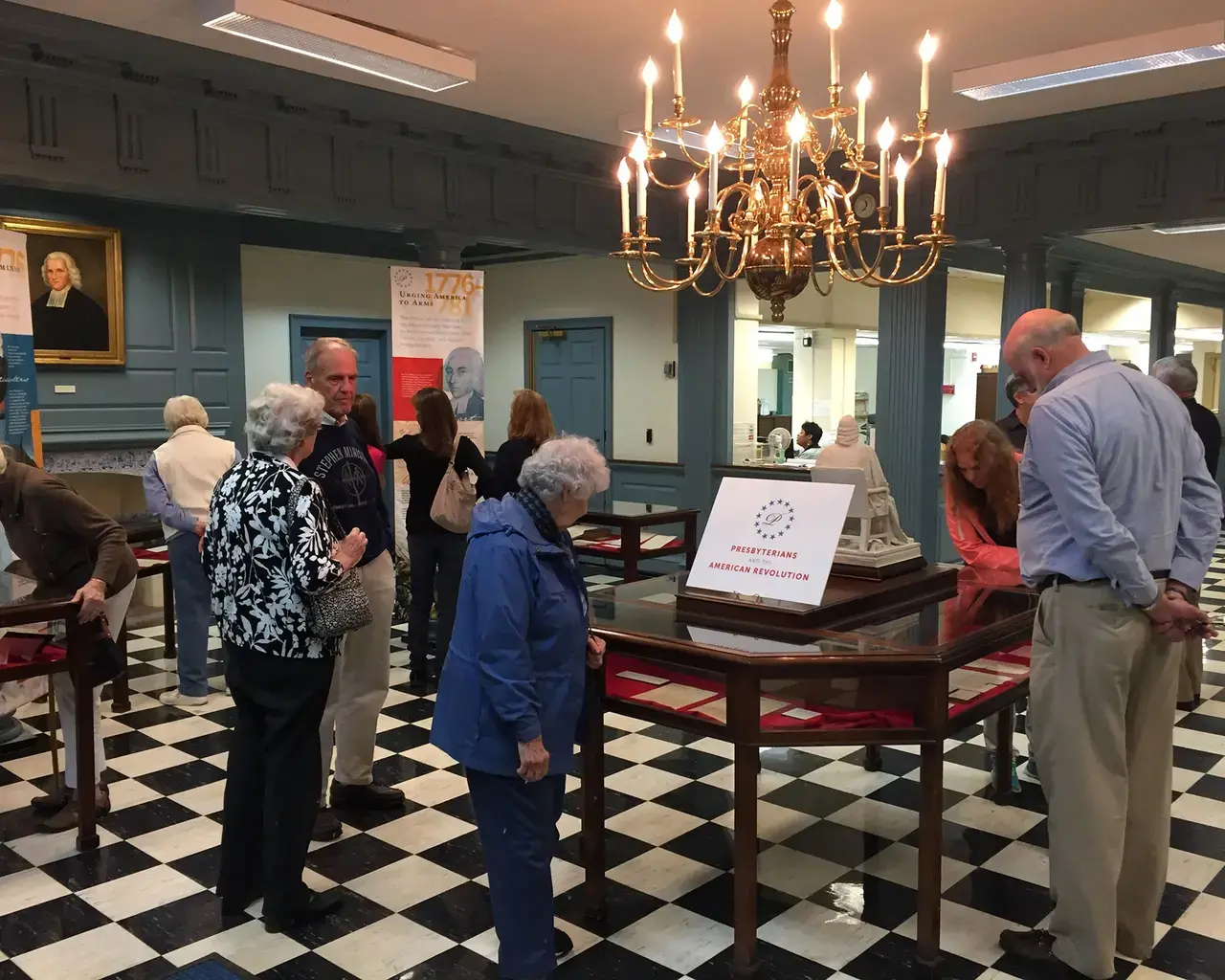 Presbyterian Historical Society, "Presbyterians and the American Revolution" exhibit, April 2018. Photo courtesy of Presbyterian Historical Society.