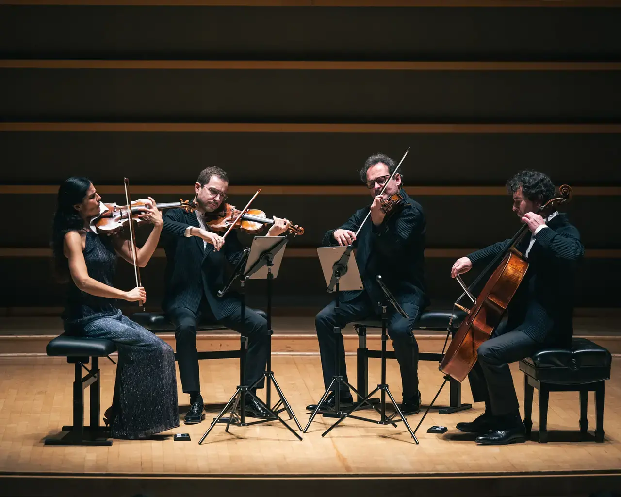 Philadelphia Chamber Music Society,&nbsp;Belcea Quartet,&nbsp;October 22, 2021, Perelman Theater, Kimmel Cultural Campus. Photo by Matt Genders.