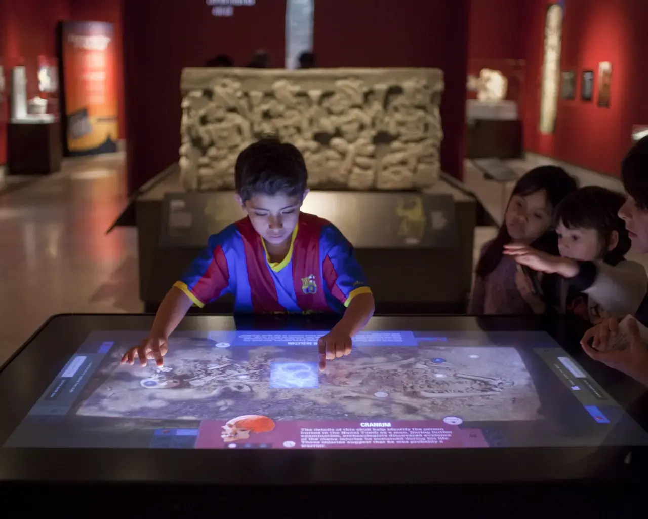 MAYA 2012: Lords of Time, 2012, installation view, Penn Museum. Photo courtesy of Penn Museum.