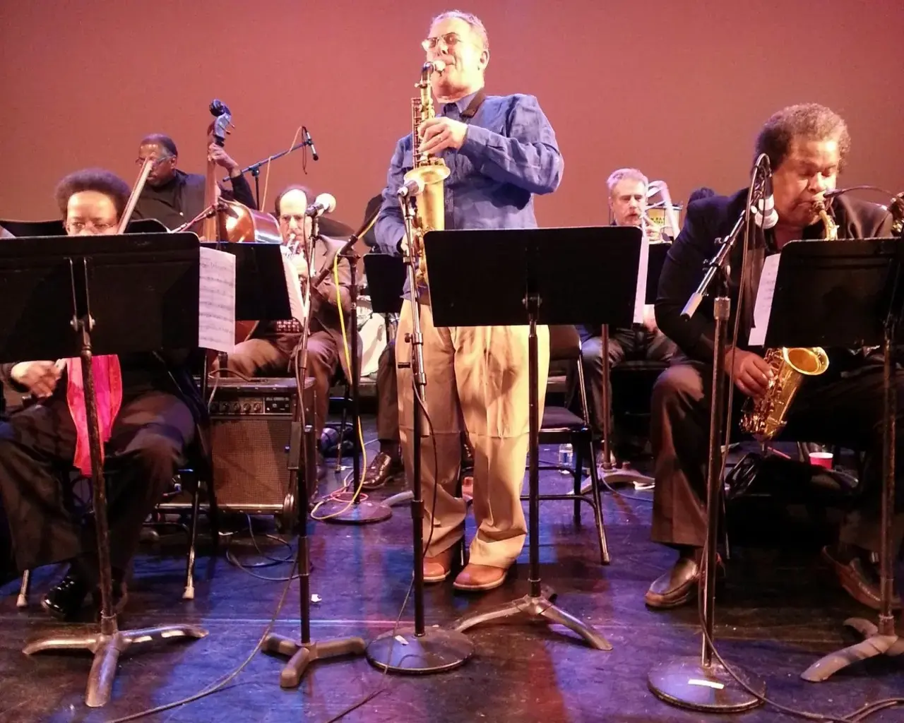 Bobby Zankel and the Warriors of the Wonderful Sound performing at the Painted Bride Art Center, 2014. Photo by Alvin K. Nurse.