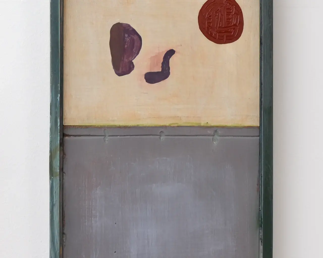 Mark Goodwin; Travellers, 2013; milk paint, oil paint, wood construction; 26&quot;h x 12&quot;w x 1.5&quot;d. Photo courtesy of the artist.