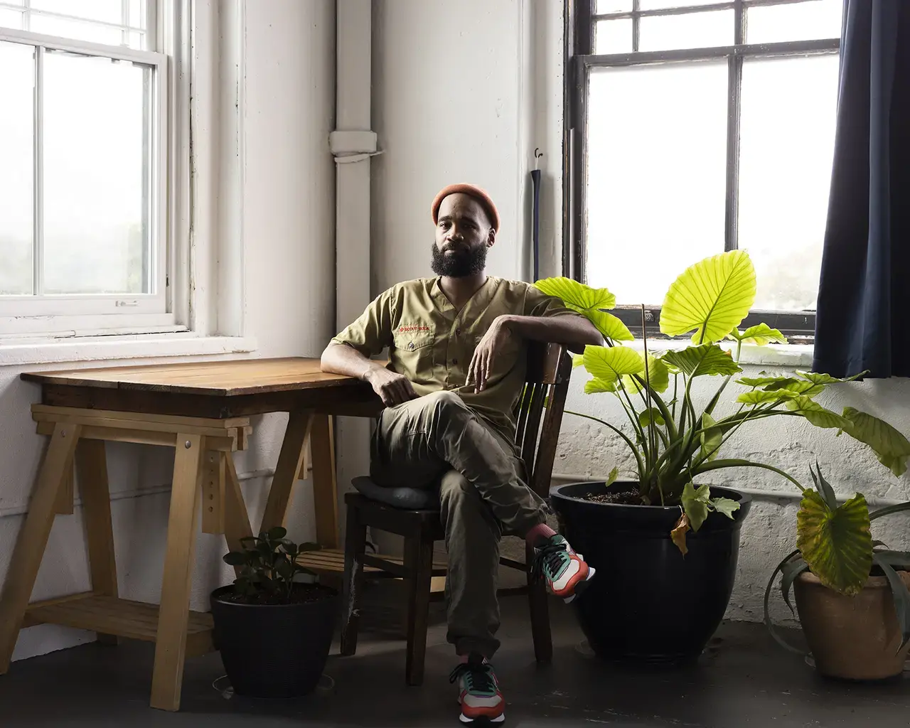 Rashid Zakat, 2021 Pew Fellow. Photo by Ryan Collerd.