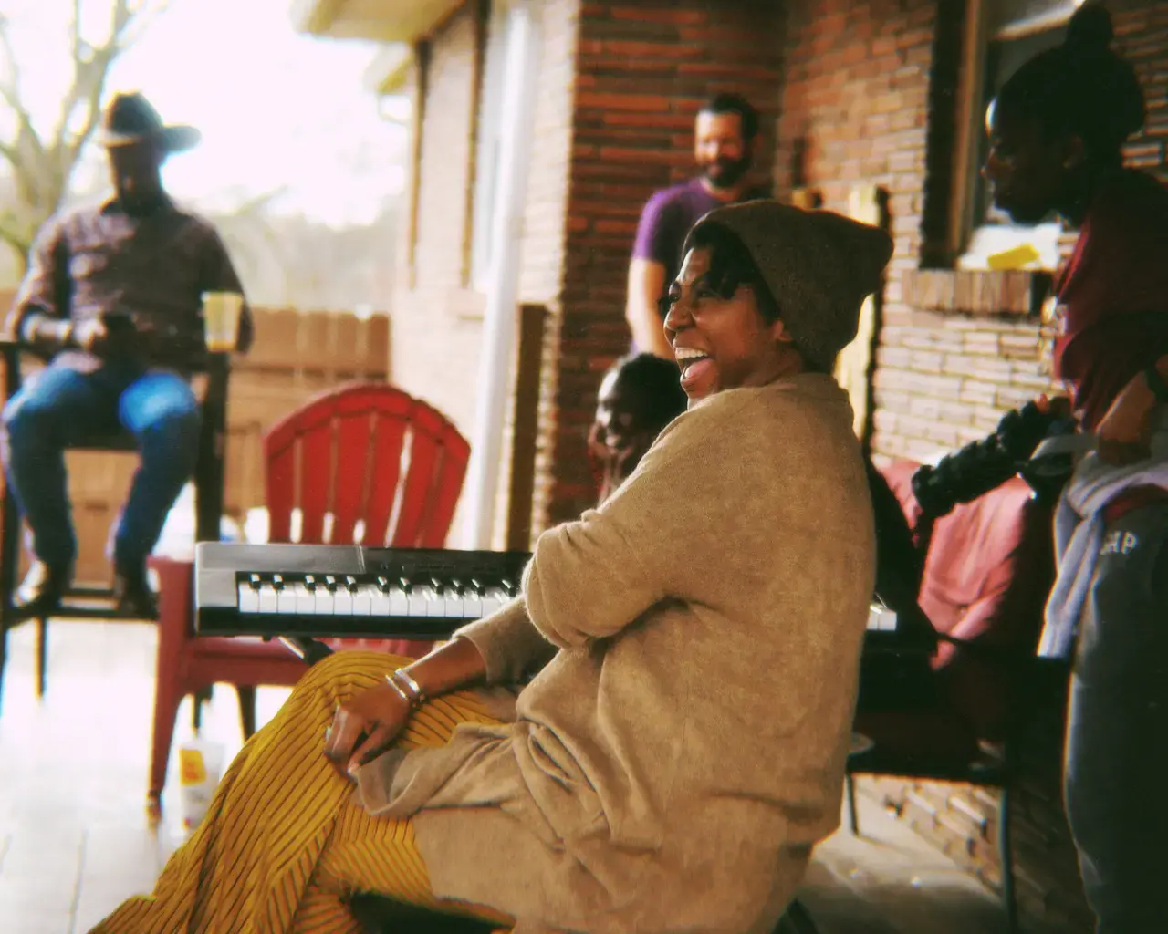 Black Opry Revue, 2021. Photo by Gabriel Baretto. Pictured: Aaron Vance, ValerEllis Hawkins, and Michelle Jackson.