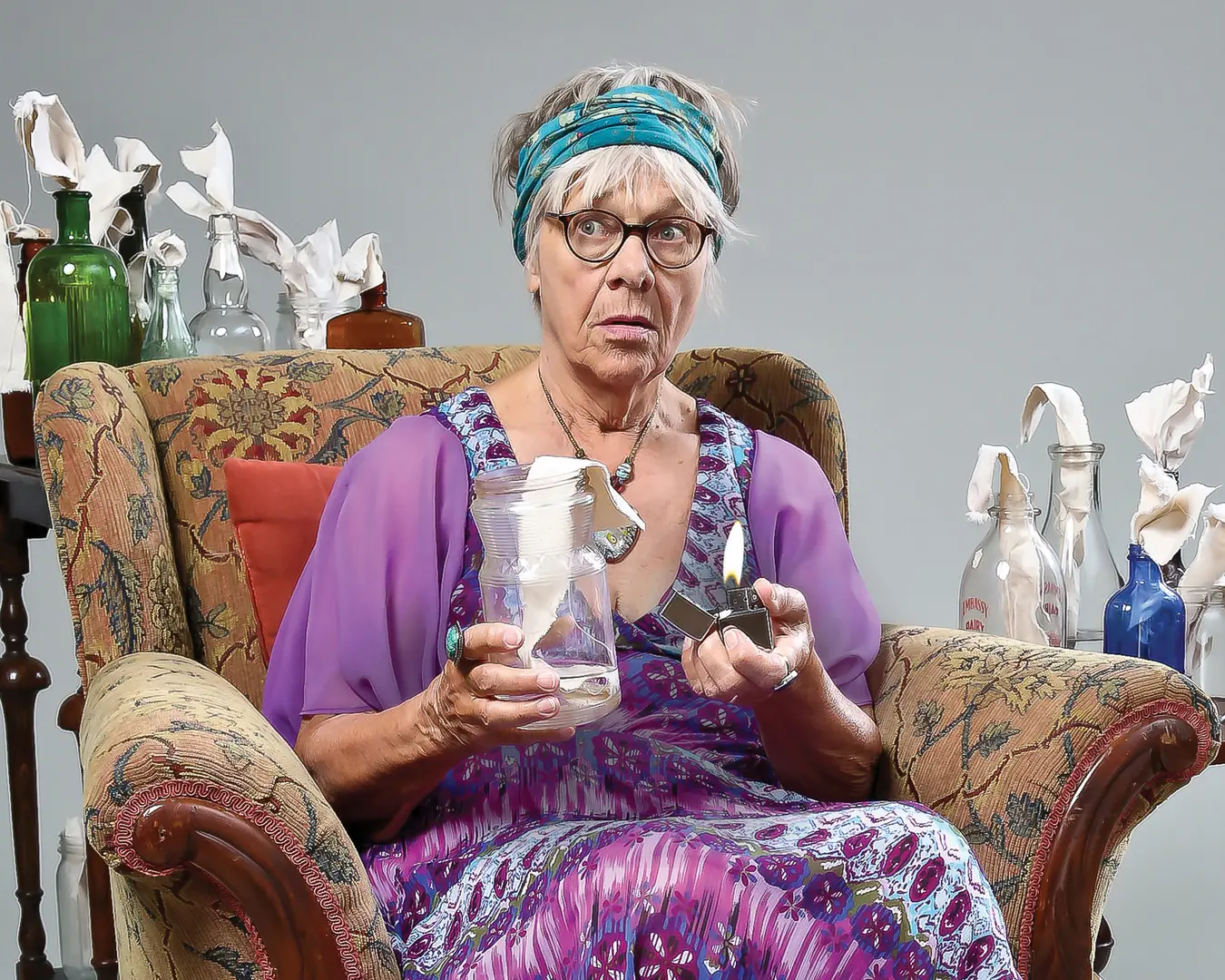 Estelle Parsons in Arena Stage at the Mead Center for American Theater&rsquo;s production of The Velocity of Autumn. Photo by Tony Powell.