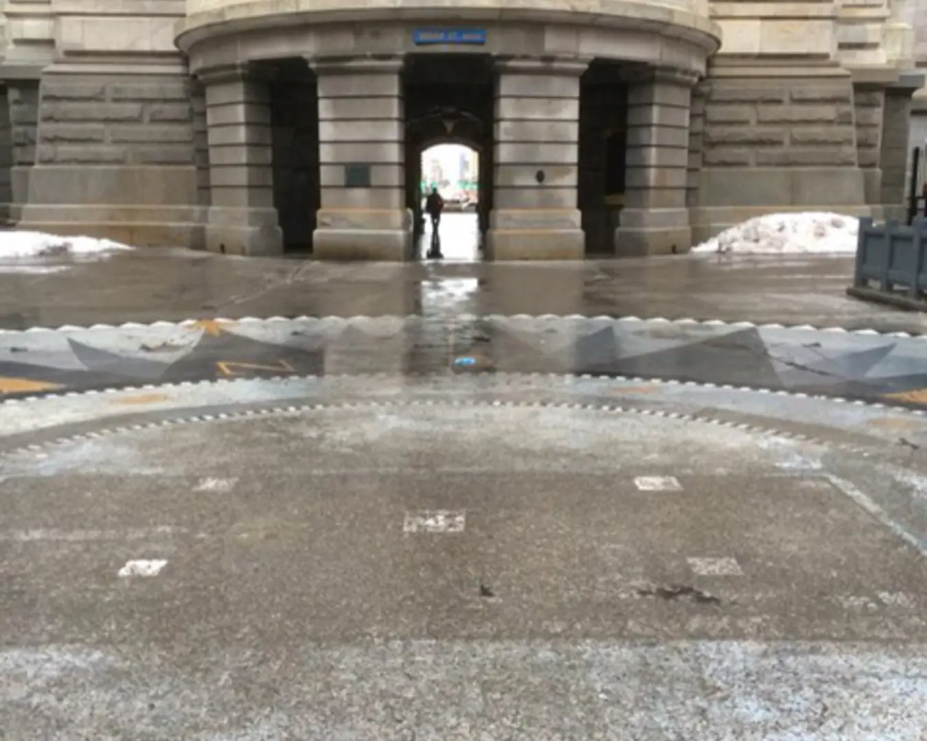 Philadelphia City Hall courtyard, 2014. Photo courtesy of Paul Farber.