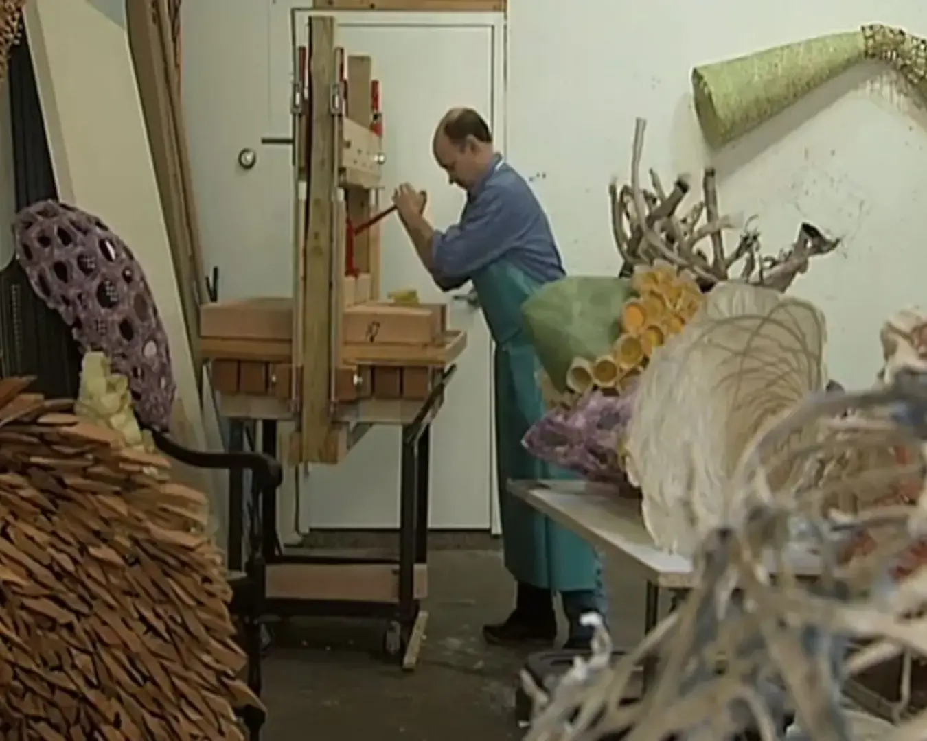 Fritz Dietel. Still from Dietel&#39;s Pew Fellow short film, directed by Glenn Holsten.