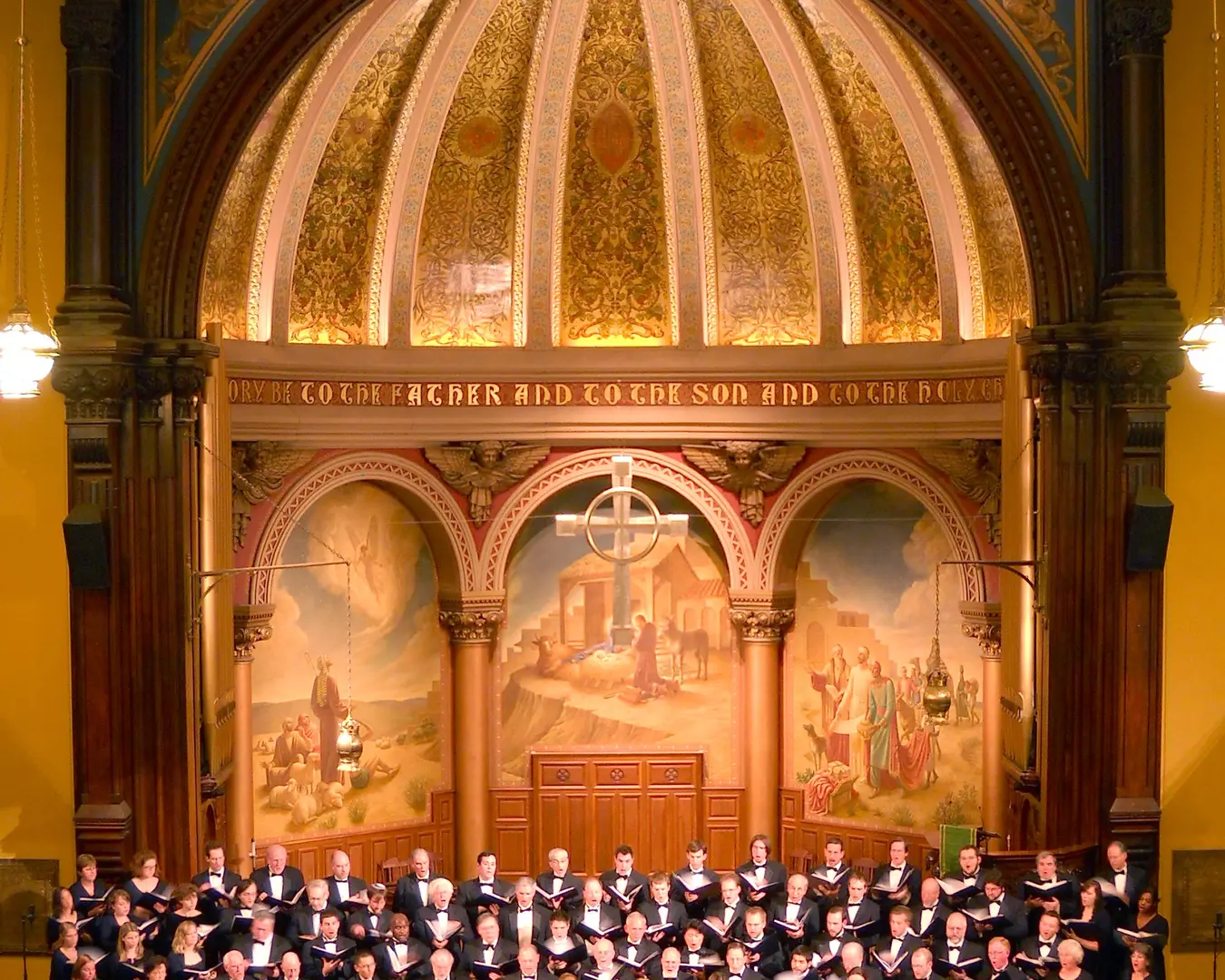 Mendelssohn Club at Trinity. Photo by John L. Shipman.