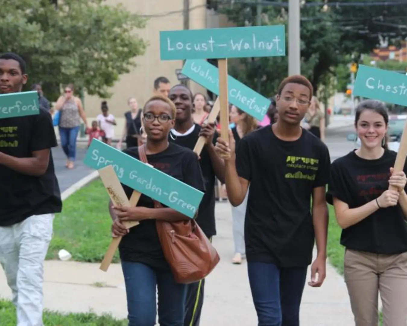 40th Street Walking Party. Photo courtesy of Alethea Rockwell.
