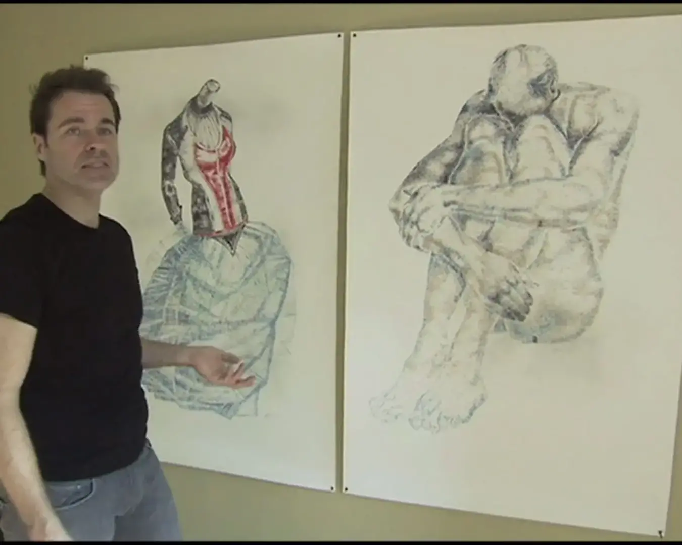 Matthew Cox. Still from Cox&#39;s Pew Fellow short film, directed by Glenn Holsten.