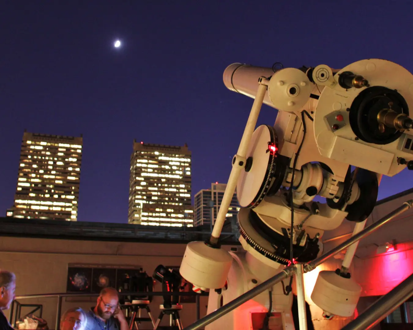 The highlight of The Franklin Institute&#39;s Joel N. Bloom Observatory is the 10-inch Zeiss refracting telescope. Courtesy of The Franklin Institute.