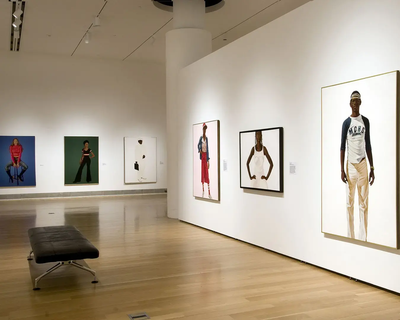 Barkley L. Hendricks: Birth of the Cool&nbsp;installation at Pennsylvania Academy of Fine Arts.