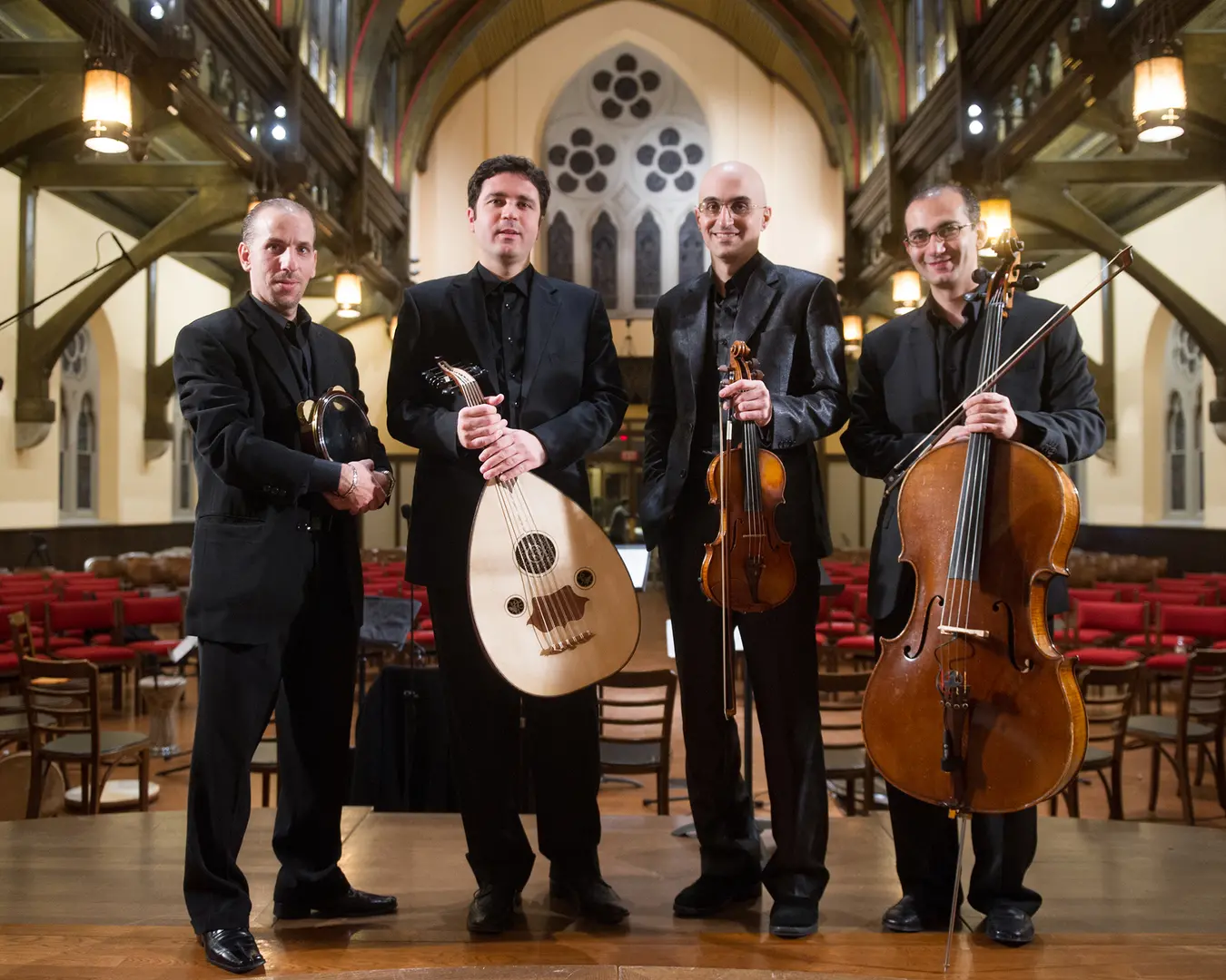 The Al-Bustan Takht Ensemble. Photo by JJ Tiziou.