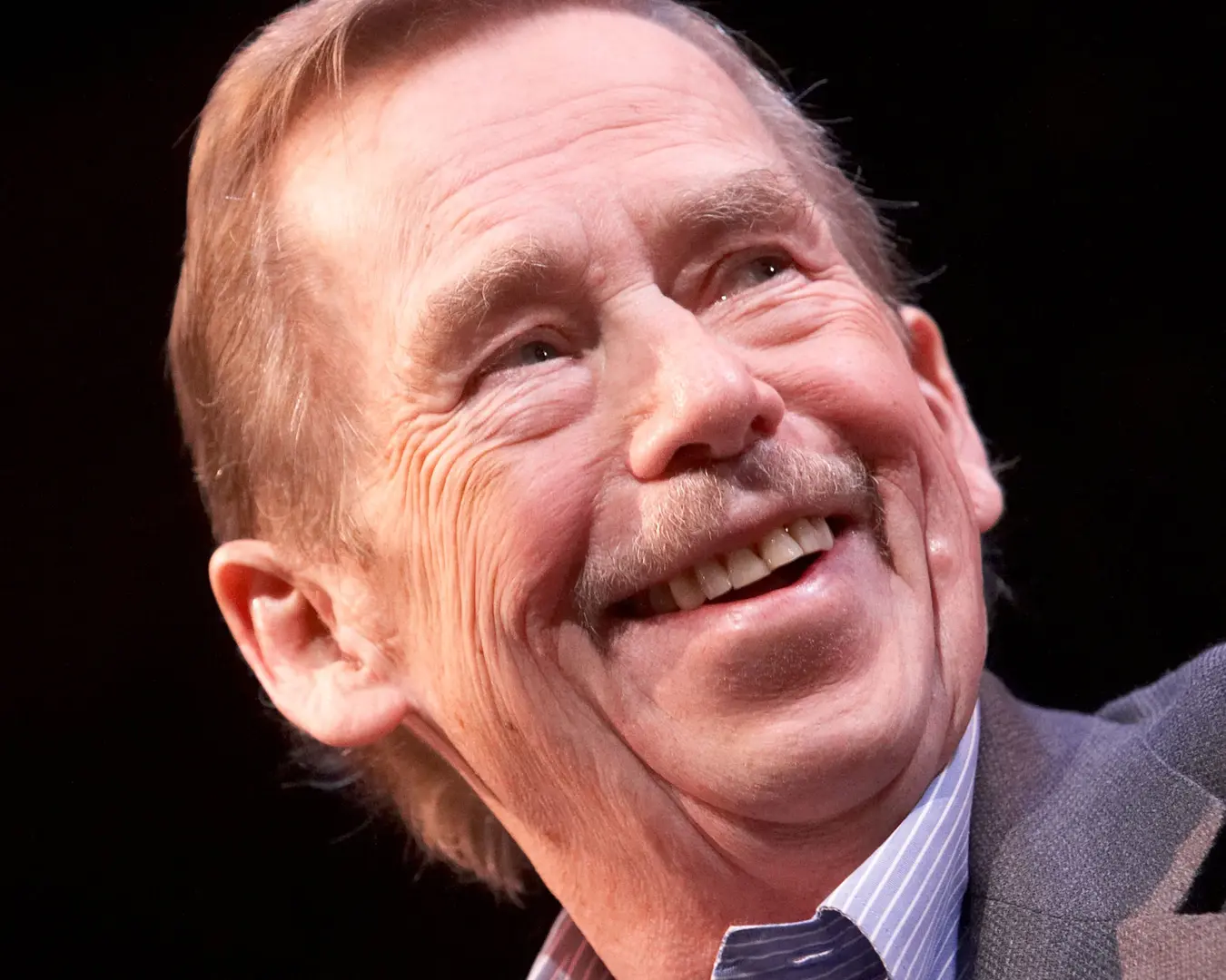 Václav Havel at The Wilma Theater in Philadelphia, May 26, 2010. Photo by Karl Seifert.