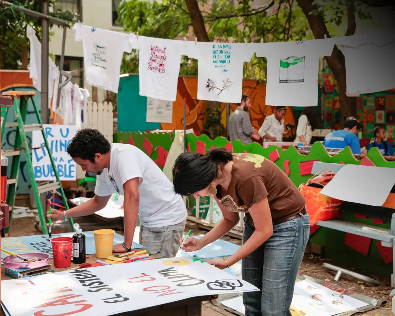 The Laundromat Project&#39;s annual Field Day celebrates neighborhood culture in Bedford-Stuyvesant, Harlem, and Hunts Point/Longwood. Photo by Emilee Ramsier. Courtesy of The Laundromat Project.