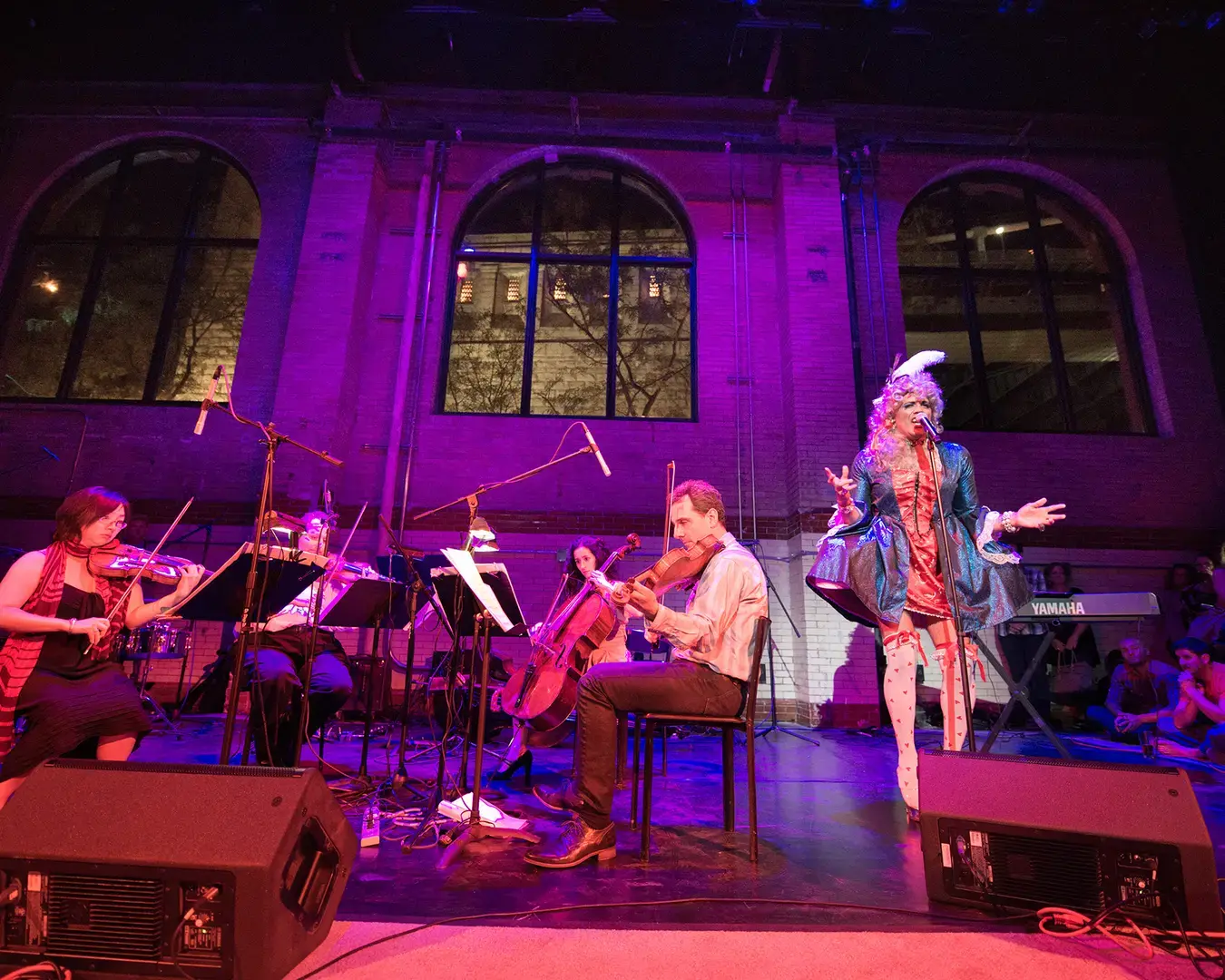 Live performance at FringeArts. Photo by Johanna Austin. Courtesy of FringeArts.