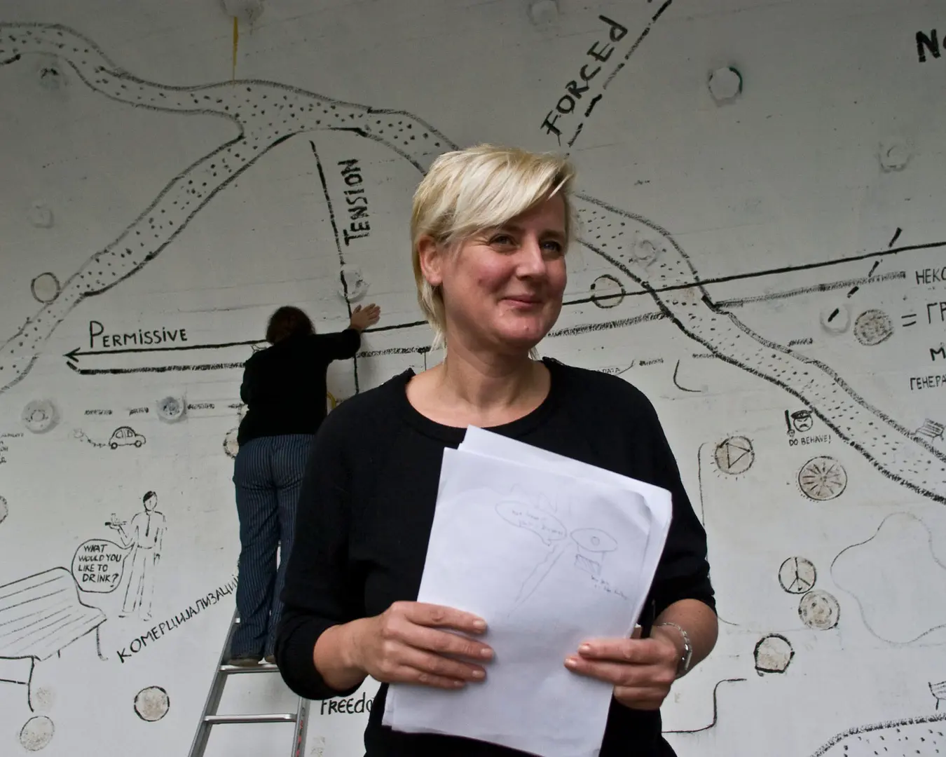 Jeanne van Heeswijk, Public Faculty no.1, Skopje, Macedonia. Photo by Press to Exit.