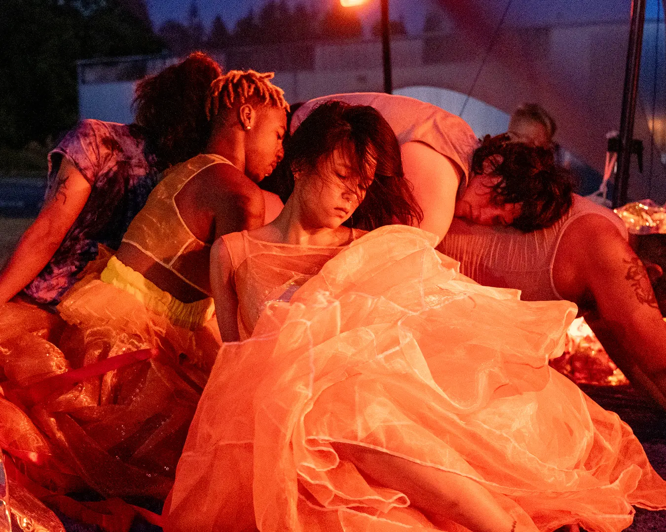 Painted Bride, Blood Baby: Carpet Womb. Photo by Erin Johnson.