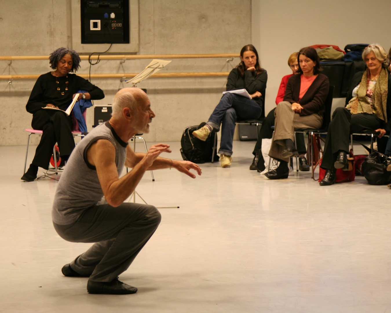 Hellmut Gottschild’s performance-lecture at the Akademie der Künste, Berlin (November 11th, 2006).