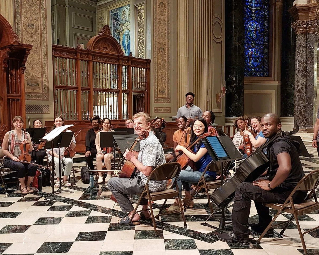 ENGOMA ENTEERA: Classical Music from Uganda performed at Cathedral Basilica of Saints Peter and Paul. Photo by Adam Lesnick.
