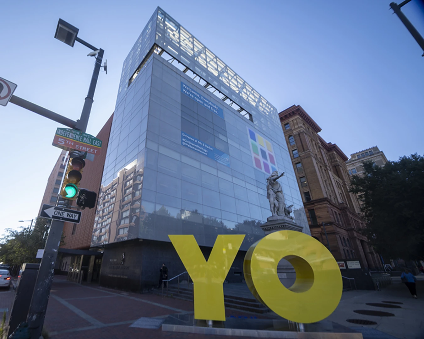 The exterior of the Weitzman National Museum of American Jewish History. Photo courtesy of The Weitzman.&nbsp;&nbsp;