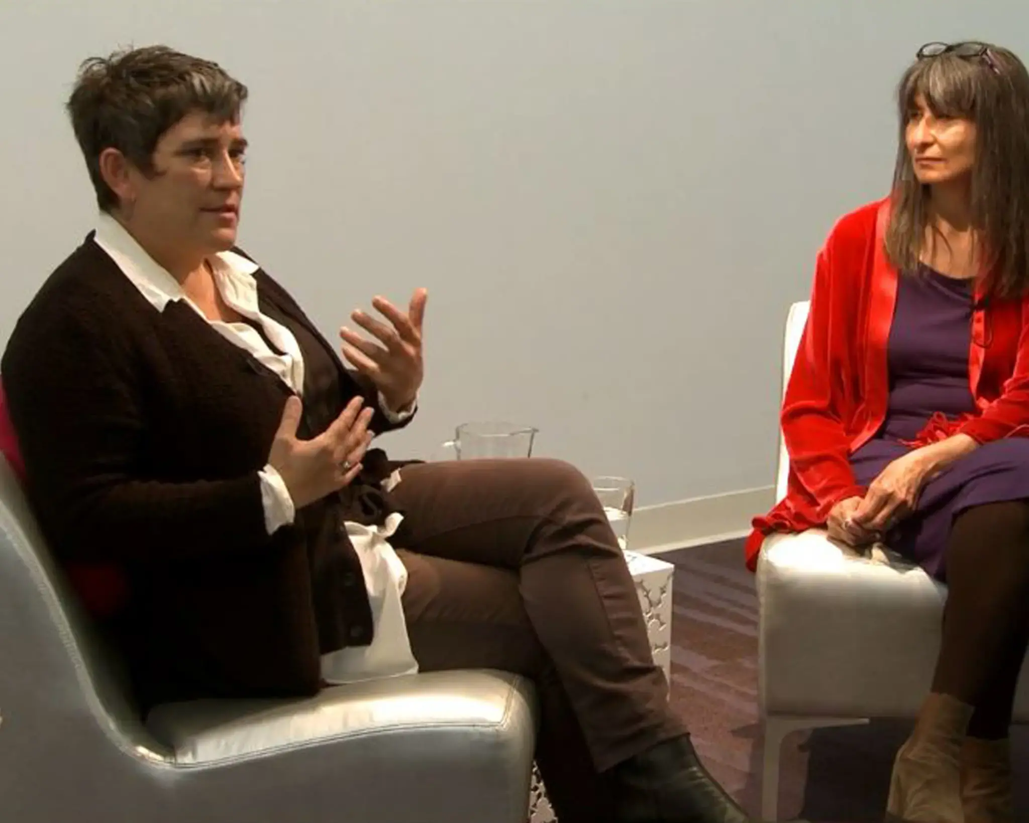 Visiting scholar Kristy Edmunds in conversation with Limor Tomer at The Pew Center for Arts &amp; Heritage on May 28, 2014.