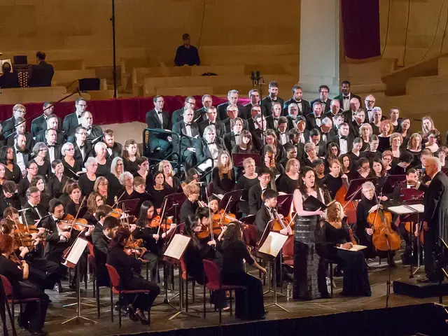 The Mendelssohn Club of Philadelphia performing St. Matthew Passion. Photo by Sharon Torello.