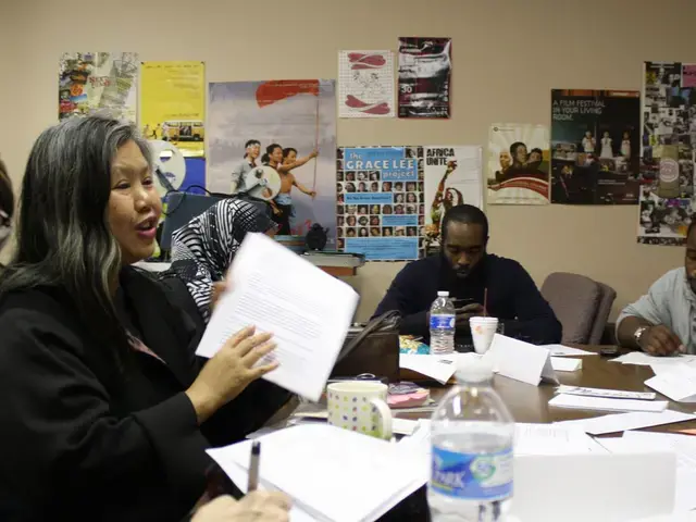 Muslim Voices kick-off event, Iftar Dinner, in August of 2010. Photo by Rashid Zakat, courtesy of Scribe Video Center.