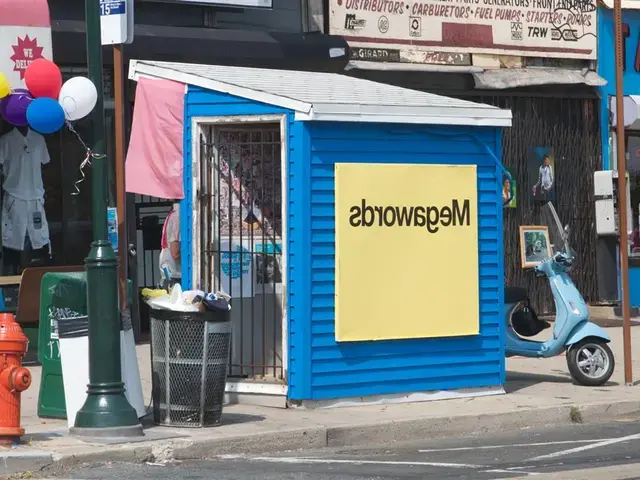 Megawords newsstand, 2010. Photo courtesy of the artists.