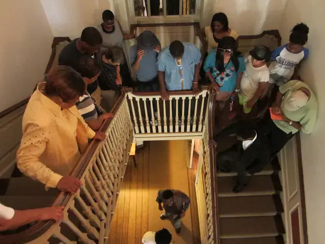 Audiences take in Liberty To Go To See, 2015, at Cliveden&rsquo;s Main House, an interactive dramatic event based on the Chew Family Papers, produced by the New Freedom Theatre and featuring a script created through a year-long partnership between Cliveden and the Philadelphia Young Playwrights.