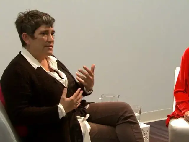 Visiting scholar Kristy Edmunds in conversation with Limor Tomer at The Pew Center for Arts &amp; Heritage on May 28, 2014.