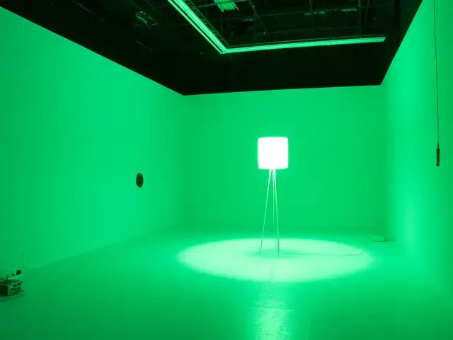Jan-Peter E.R. Sonntag, GAMMAgreen/x-sea-scape, 2006, installation view, \Invisible Geographies: New Sound Art from Germany