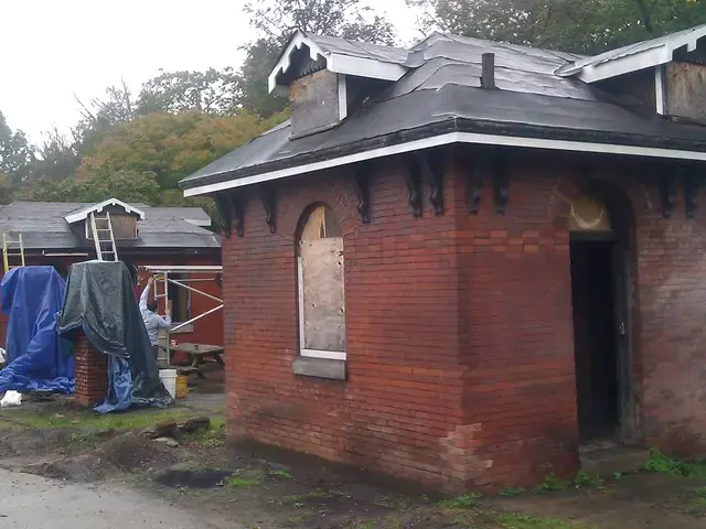 Restoration of two of the last remaining structures from Philadelphia&rsquo;s 1876 Centennial Exposition in Fairmount Park. Image courtesy of Shofuso, The Friends of the Japanese House and Garden.