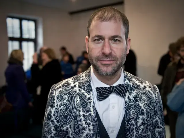 Kenneth Goldsmith, The 1703 Weather Diary of Thomas Appletree, 2012. Photo by Colin Davison, courtesy of the AV Festival.