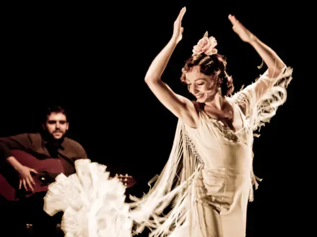 Rosario Toledo at the First Philadelphia Flamenco Festival. Photo by Josh Pelta-Heller.