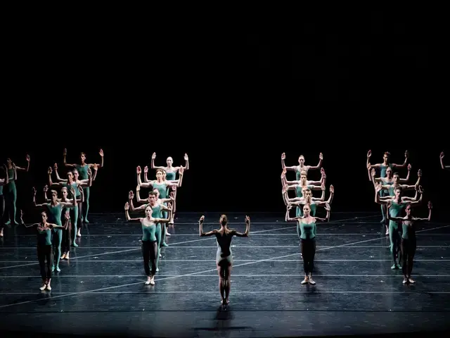 Pennsylvania Ballet performing William Forsythe&#39;s Artifact Suite. Photo by Alexander Iziliaev.