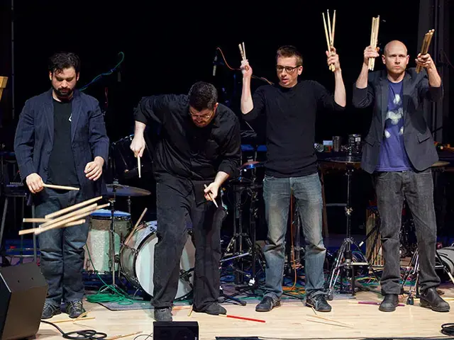 So Percussion. Photo by David Andrako.