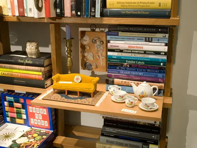 Detail from The Temple of Knowledge and Beauty, a Shelf Life&nbsp;display by Laura C. Keim at The Pew Center for Arts &amp; Heritage. Photo by Jeffrey Stockbridge.