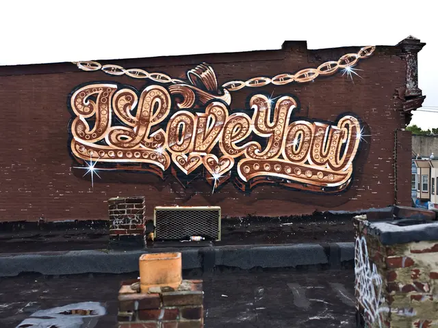 Love Letter by Steve Powers, produced by Philadelphia Mural Arts Program. Photo by Zoe Strauss.