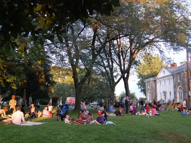 The Woodlands grounds during a summer event. Photo by Molly Dixon.