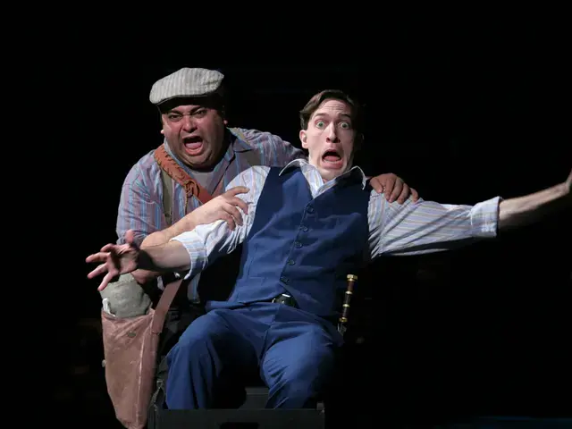 Scott Greer and Ben Dibble in Candide. Photo by Mark Garvin.