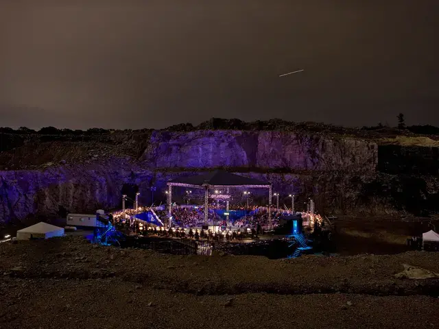 Merce Cunningham, Ocean, 2008. Rainbow Quarry, Waite Park, Minnesota. Photo by Cameron Wittig.