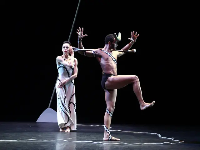 Diana Vishneva and Abdiel Jacobsen in Errand Into the Maze. Photo by Costas.