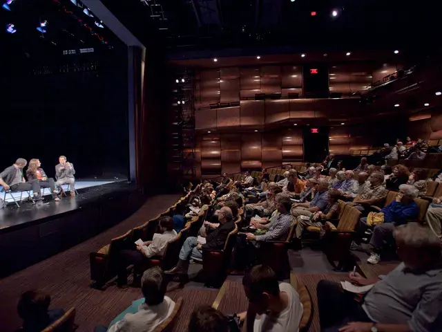 Audience talkback with Romeo Castellucci after the 2013 FringeArts Festival production of On the Concept of the Face, Regarding the Son of God. Photo by Kevin Monko.