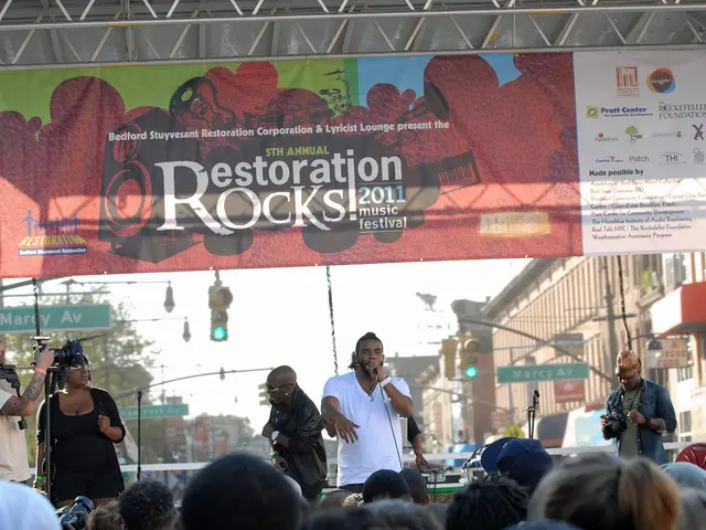 The 2011 iteration of the Restoration Rocks Festival in Brooklyn, NY, founded by Lisa Yancey. Photo by Bryan Ferreira.