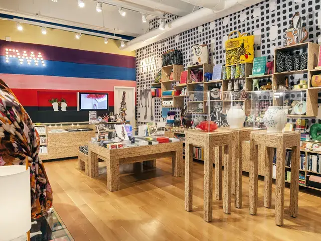 Museum shop at The Fabric Workshop and Museum, Philadelphia, PA. Photo by Carlos Avendaño.