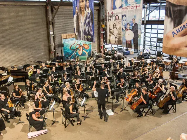 Orchestra 2001 at Cherry Street Pier. Photo by Bill DiCecca.