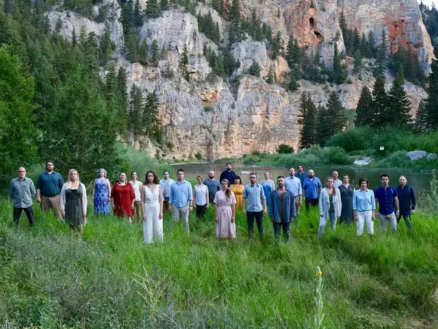 The Crossing Choir in Montana. Photo by Kevin Vondrak.&nbsp;