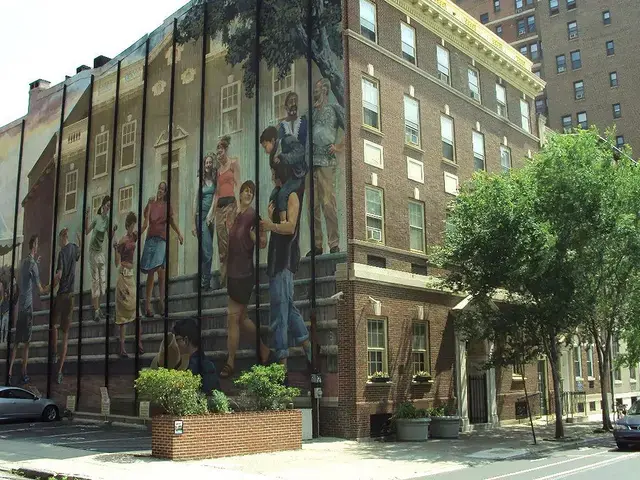 Pride and Progress mural, William Way LGBT Community Center. Photo courtesy of William Way LGBT Community Center.