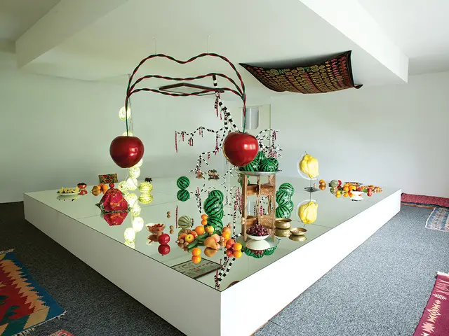 Slavs and Tatars,&nbsp;Not Moscow Not Mecca, 2012, installation view at Secession, Vienna. Photo by Otto Ottenschläger.