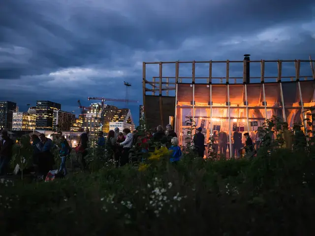 Futurefarmers in collaboration with local builders, Flatbread Society Bakehouse, 2017; wood, rammed earth, glass. Photo by Monica Løvdahl, courtesy of Futurefarmers.